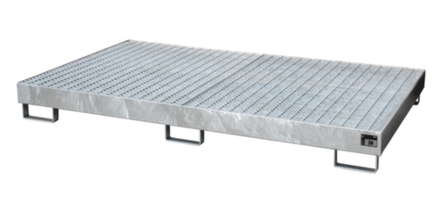 Bac de rétention avec caillebotis