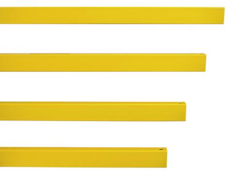 Moravia Système de rambarde pour protection anticollision BLACK BULL S-Line, Barres horizontales, longueur 2000 mm