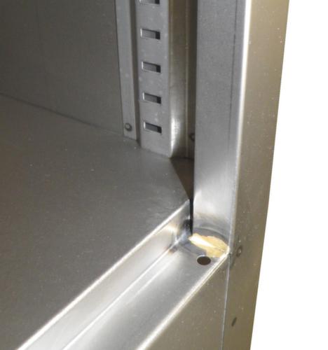 PAVOY Armoire à portes battantes Basis gris clair