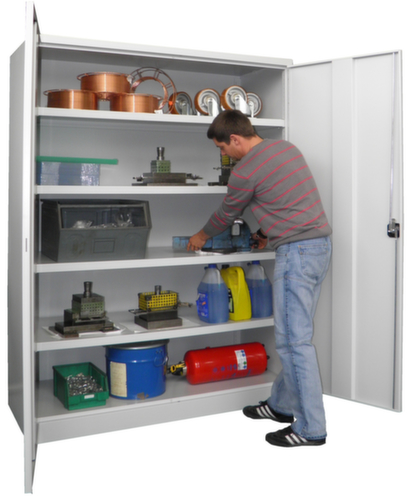 PAVOY Armoire lourde Basis RAL7035, largeur 1470 mm