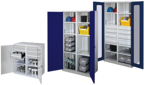 Kappes Armoire pour charges lourdes RasterPlan® avec cloison de séparation médiane