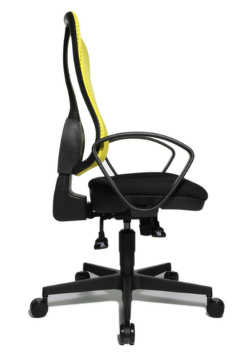 Topstar Siège de bureau pivotant HEAD POINT SY, Dossier maille, noir