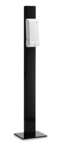 B-Safety Distributeur de savon et de désinfectant PLUM CombiPlum, pour 1 l sachet, blanc/anthracite