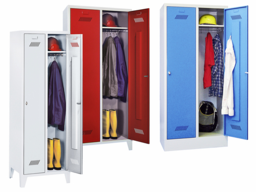 PAVOY Armoire vestiaire Basis avec 2 compartiments, largeur de compartiment 300 mm