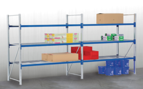 Etagère en bois pour les rayonnages à grande portée, largeur x profondeur 1350 x 1100 mm