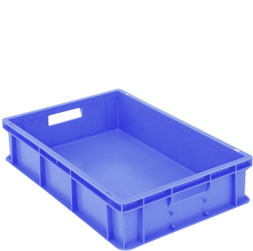 BITO Bac gerbable norme Europe, bleu, capacité 25 l