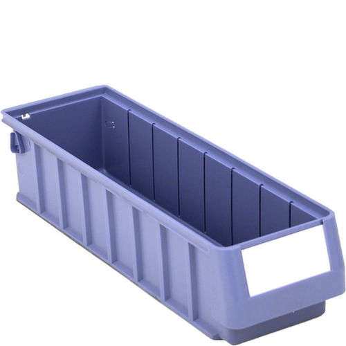 BITO bac compartimentable renforcé, bleu pigeon, profondeur 400 mm