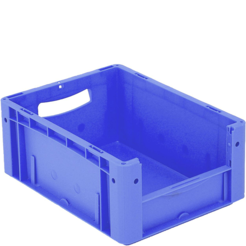 BITO Conteneur de stockage visible Euronorm avec ouverture d'accès, bleu, HxLxl 170x400x300 mm