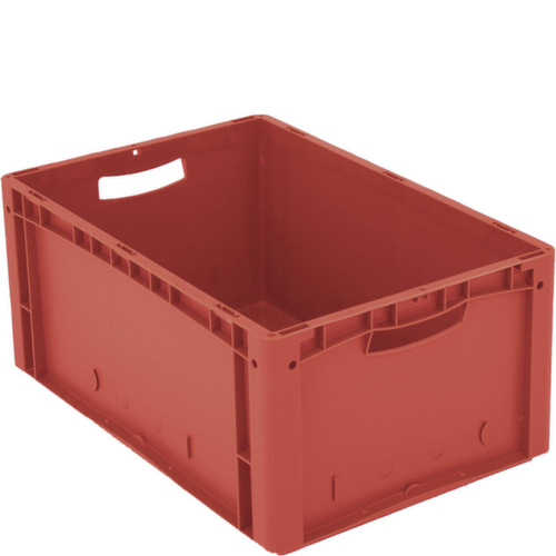 BITO Bac gerbable norme Europe, rouge, capacité 51 l
