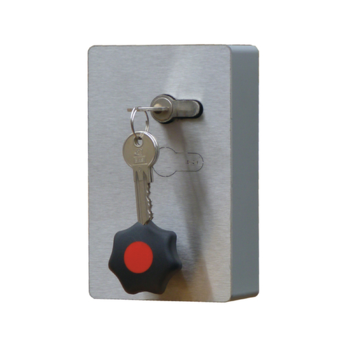 Serrure à cylindre profilé pour barrière