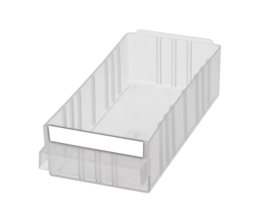 raaco bloc à tiroirs transparents robuste 1240-123 avec cadre en métal, 40 tiroir(s), bleu foncé/transparent