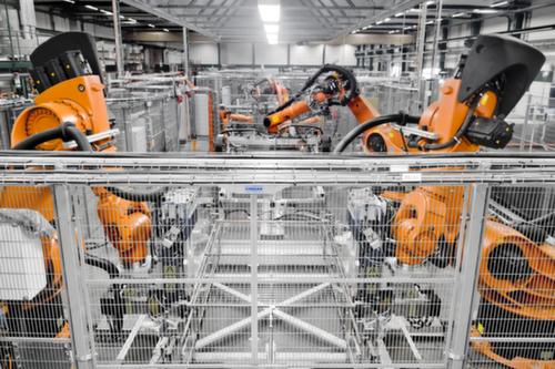 TROAX élément mural pour grille de protection de machine, hauteur x largeur 2050 x 300 mm