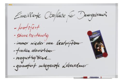 Franken Tableau blanc X-tra!Line®, hauteur x largeur 1200 x 3000 mm