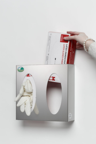 Distributeur de gants à 2 compartiments