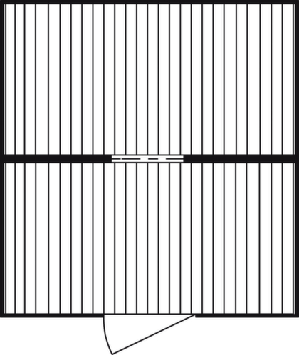 Säbu Combinaison de conteneurs peints FLADAFI®