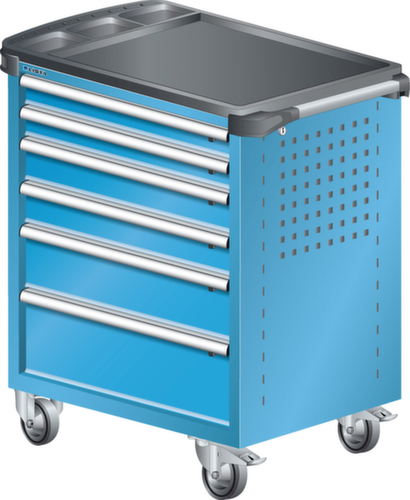 LISTA Chariot d'atelier avec 6 tiroirs, 6 tiroir(s)
