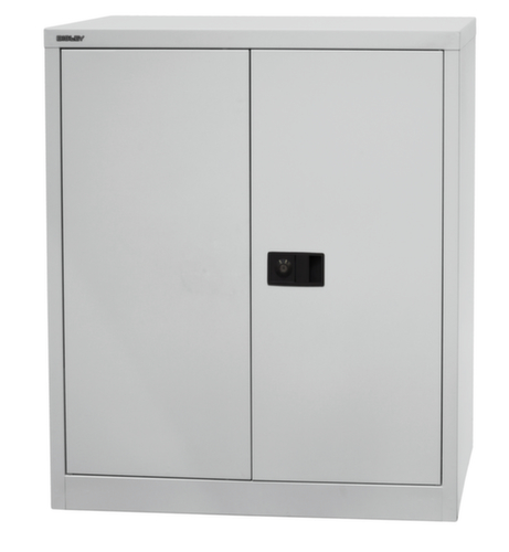 Bisley Armoire de classement, 2 hauteurs des classeurs, gris clair/gris clair