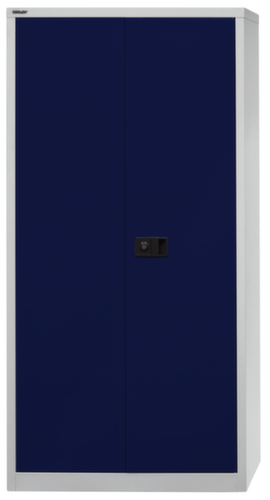 Bisley Armoire de classement, 5 hauteurs des classeurs, gris clair/bleu Oxford