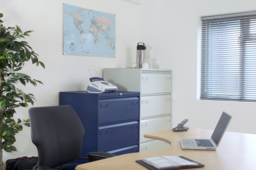 Bisley Armoire pour dossiers suspendus Light, 2 extensions, noir/noir