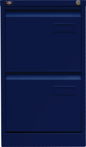 Bisley Armoire pour dossiers suspendus Light, 2 extensions, bleu Oxford/bleu Oxford
