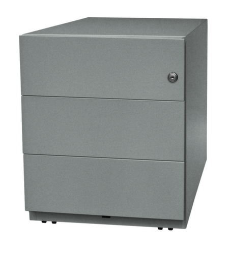 Bisley Caisson mobile Note, 3 tiroir(s), argent/argent