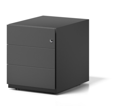 Bisley Caisson mobile Note, 3 tiroir(s), noir/noir