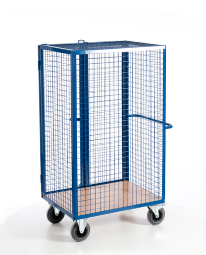 Rollcart Chariot-armoire avec parois grillagées