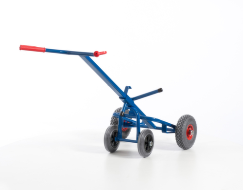 Rollcart Tambour avec roues de support, force 250 kg, air bandage