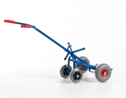 Rollcart Tambour avec roues de support, force 250 kg, air bandage
