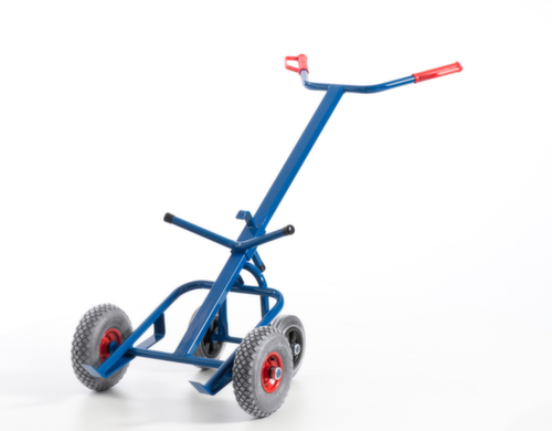 Rollcart Tambour avec roues de support, force 250 kg, air bandage