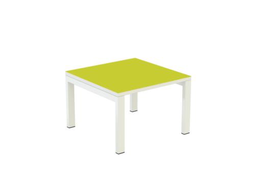 Paperflow Guéridon easyDesk, hauteur x largeur x profondeur 400 x 600 x 600 mm, panneau vert