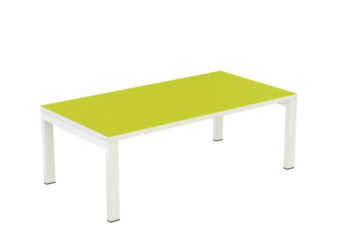 Paperflow Guéridon easyDesk, hauteur x largeur x profondeur 400 x 1140 x 600 mm, panneau vert