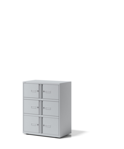 Bisley armoire multicases Essentials, 6 compartiments