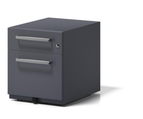 Bisley Conteneur à roulettes Note avec tiroir HR, 1 tiroir(s), anthracite/anthracite