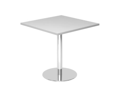 Table de conférence, largeur x profondeur 800 x 800 mm, panneau gris