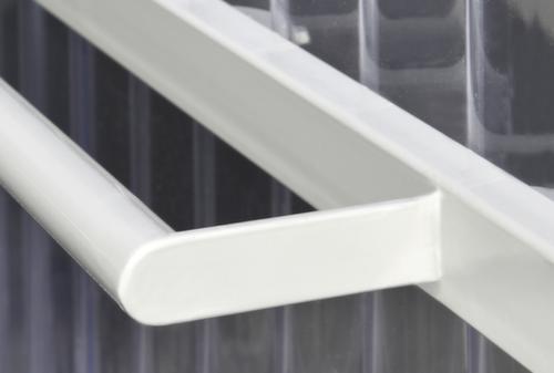 WSM abri fumeurs avec 1 paroi latérale et 1 paroi arrière, largeur x profondeur 1720 x 1580 mm