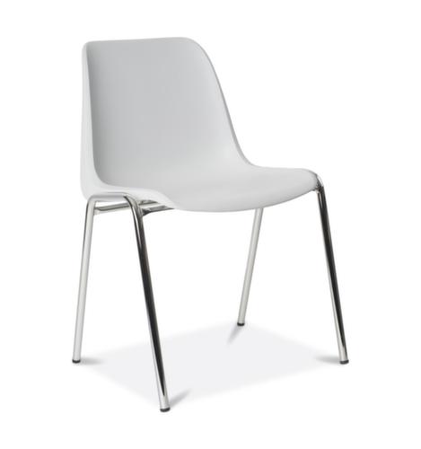 Chaise coque en plastique gerbable