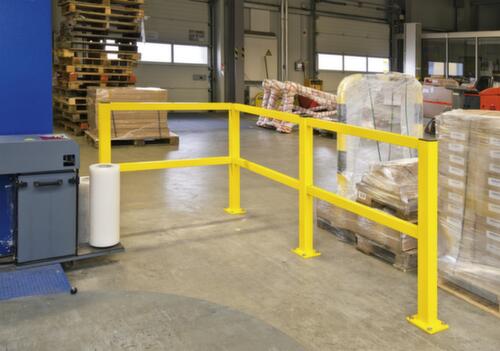 Moravia Système de rambarde pour protection anticollision BLACK BULL S-Line, Barres horizontales, longueur 2000 mm