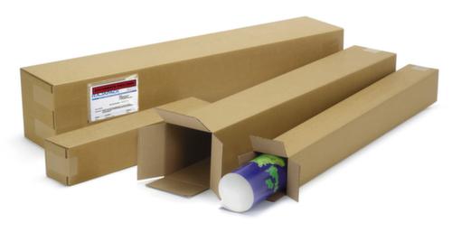 Caisse carton pliante longue avec différents côtés d'ouverture