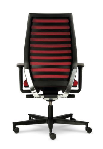 ROVO-CHAIR Siège de bureau pivotant R12, dossier à lamelles, rouge