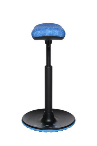 Topstar Siège assis-debout Sitness H2 avec assise skateboard, hauteur d’assise 570 - 770 mm, assise bleu