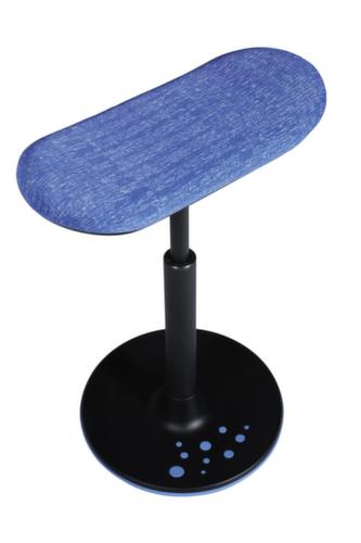 Topstar Siège assis-debout Sitness H2 avec assise skateboard, hauteur d’assise 570 - 770 mm, assise bleu