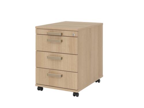 Caisson mobile Solid, 3 tiroir(s), chêne/chêne