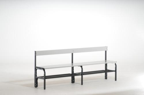 Sypro Banc vestiaire avec lames en aluminium