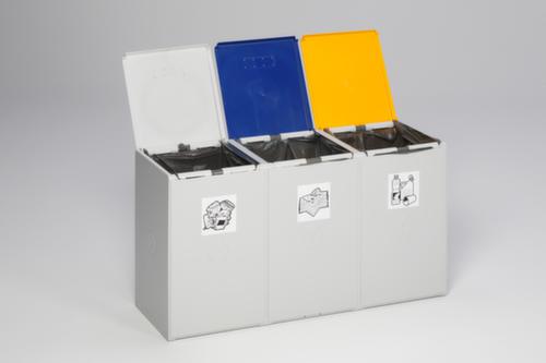 VAR Caisson de tri sélectif, 3 x 60 l