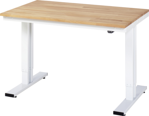 RAU Établi à hauteur réglable électriquement adlatus 300, RAL7035 gris clair