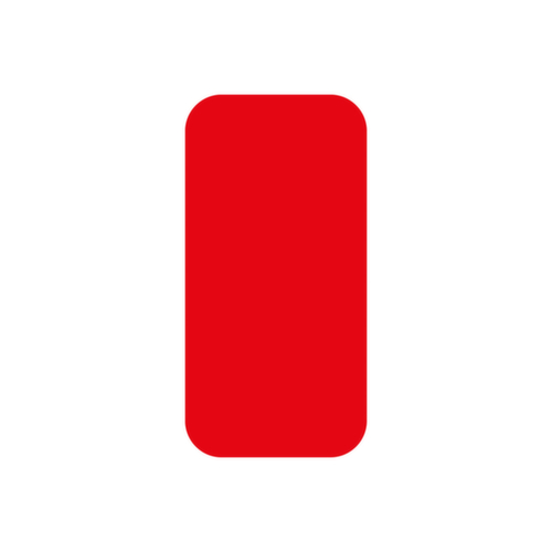 EICHNER Symbole à coller, rectangle, rouge