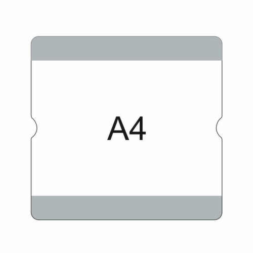 EICHNER Pochette d'inscription autocollante, gris