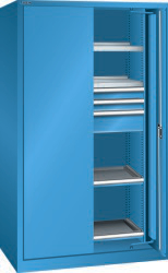 LISTA Armoire à portes rétractables pour charges lourdes, largeur 1146 mm