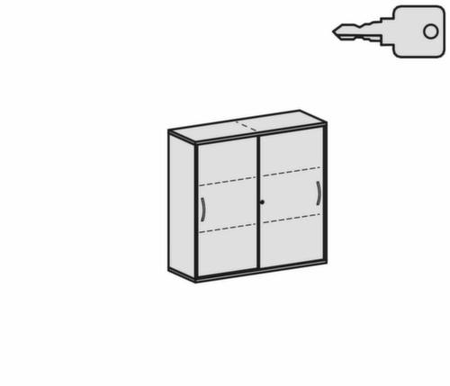 Gera Armoire à portes coulissantes Pro